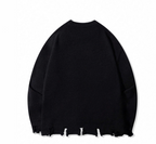 The Midnight Script Letter Print Sweater