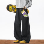 The Obsidian Split Straight Leg Jeans
