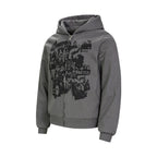 Retro Streetwear Zip Hoodie