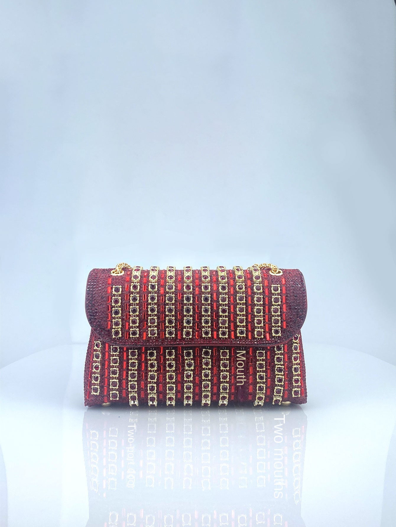 Cheongsam Style Rhinestone Clutch