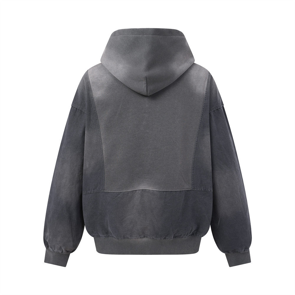 The Ash Worn Distressed Pullover Hoodie