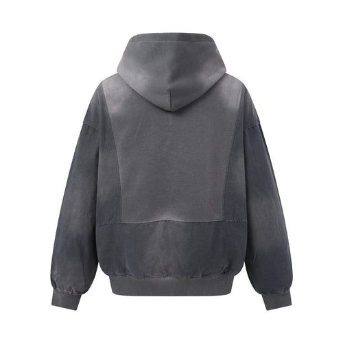 The Ash Worn Distressed Pullover Hoodie