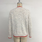The Cloud Stitch Color Block Cardigan