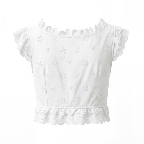 Retro Style Lace Skirt Outfit