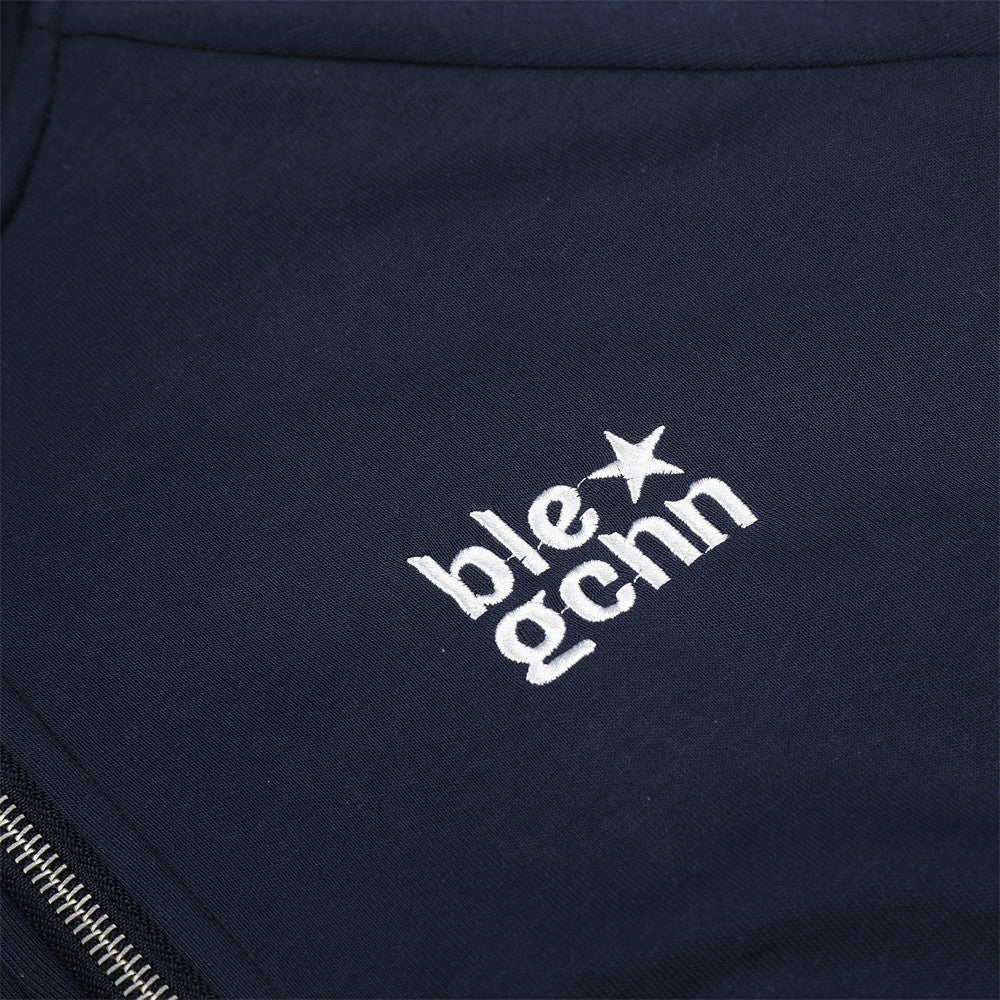 The Layered Cipher Faux Two-Piece Zip Hoodie