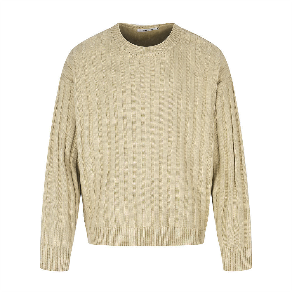 The Midnight Thread Jacquard Round Neck Sweater