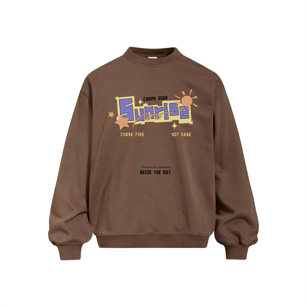 The Roast Script Letter Print Crewneck Sweatshirt