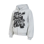 Retro Streetwear Zip Hoodie