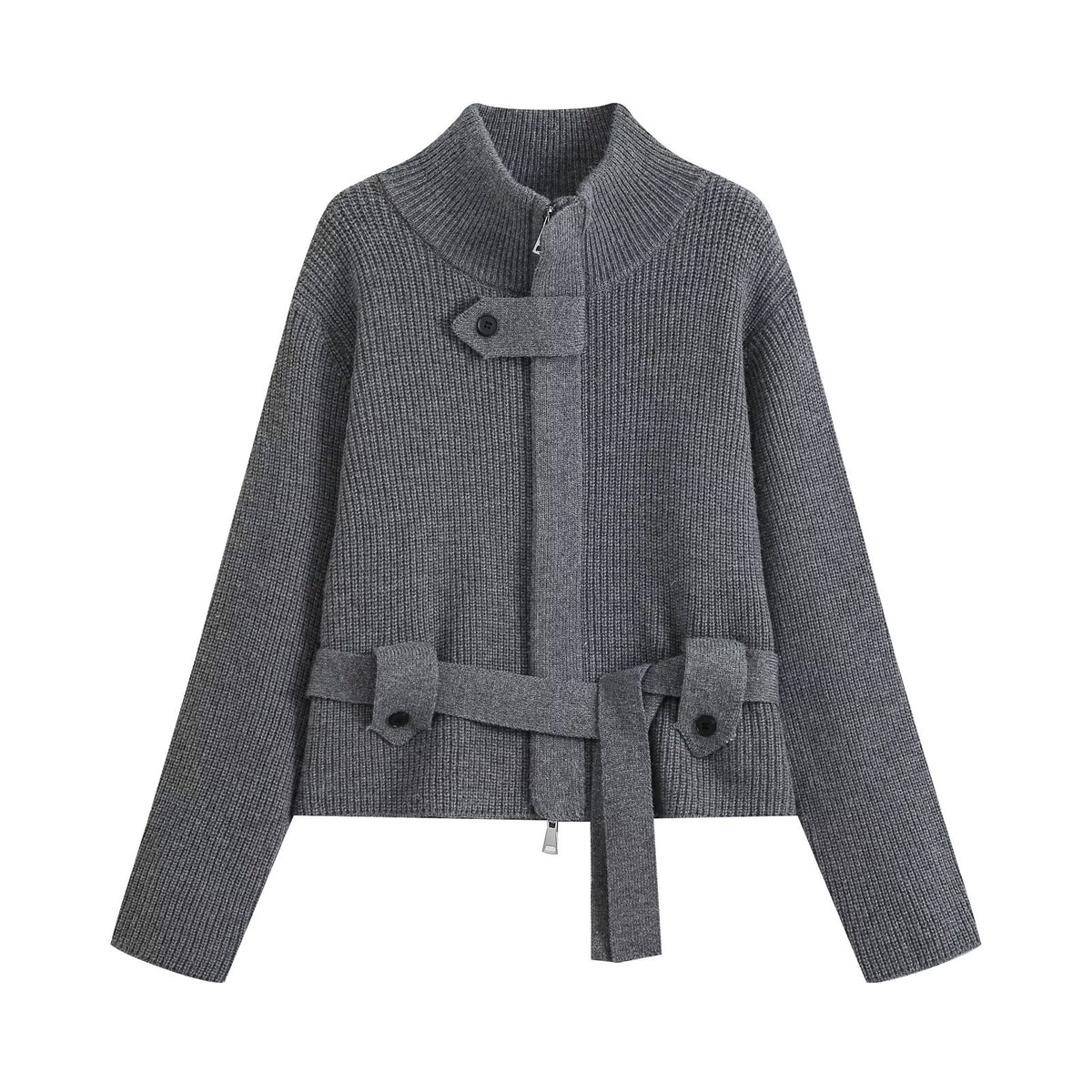 The Harbor Stone Knit Cardigan Jacket