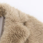 Cozy Turn-Down Collar Fur Jacket