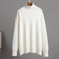 The Ivory Frost High Neck Sweater