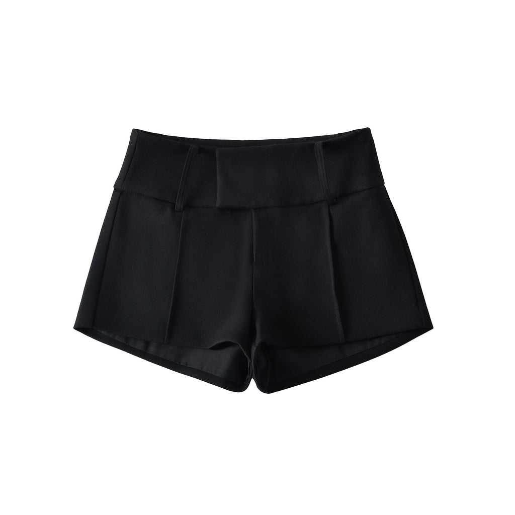 A-Line Slim Fit Tie-Up Shorts