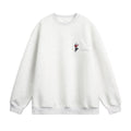The Quiet Thread Embroidered Round Neck Sweatshirt