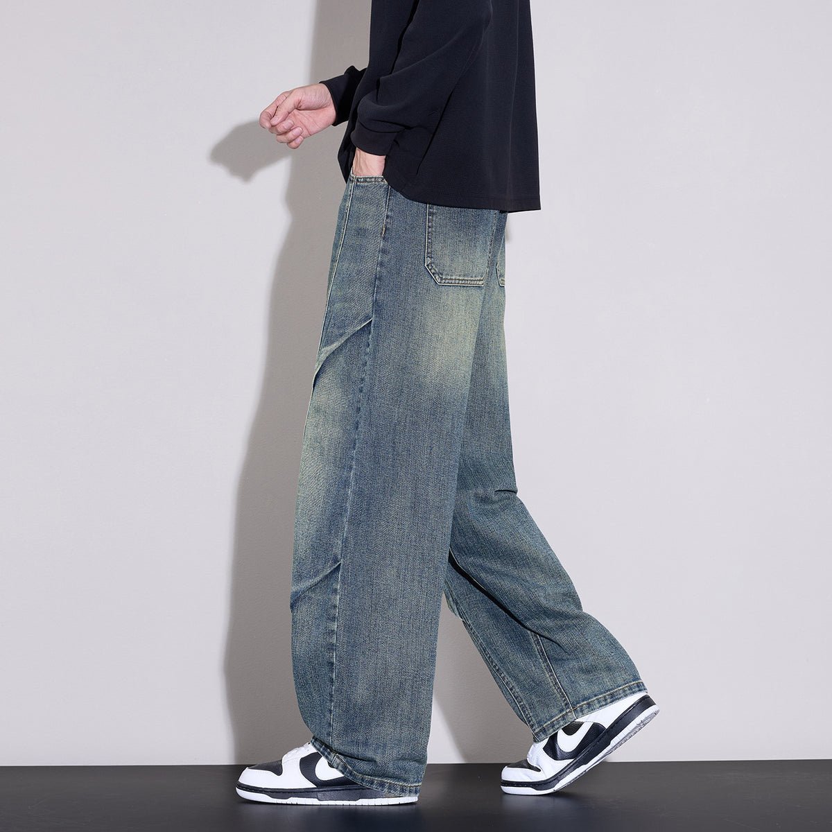 The Slate Harbor Wide Leg Jeans
