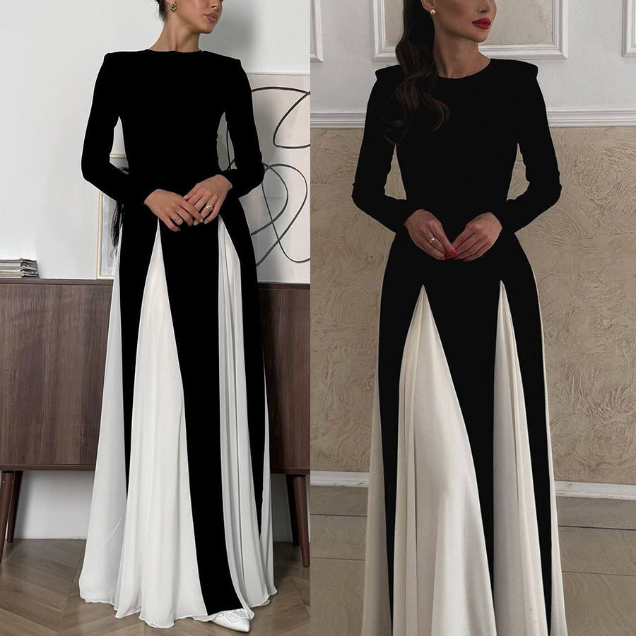 Monochrome Grace Gown