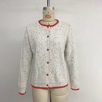 The Cloud Stitch Color Block Cardigan