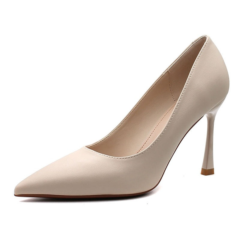 French Style Pointed Toe Heels