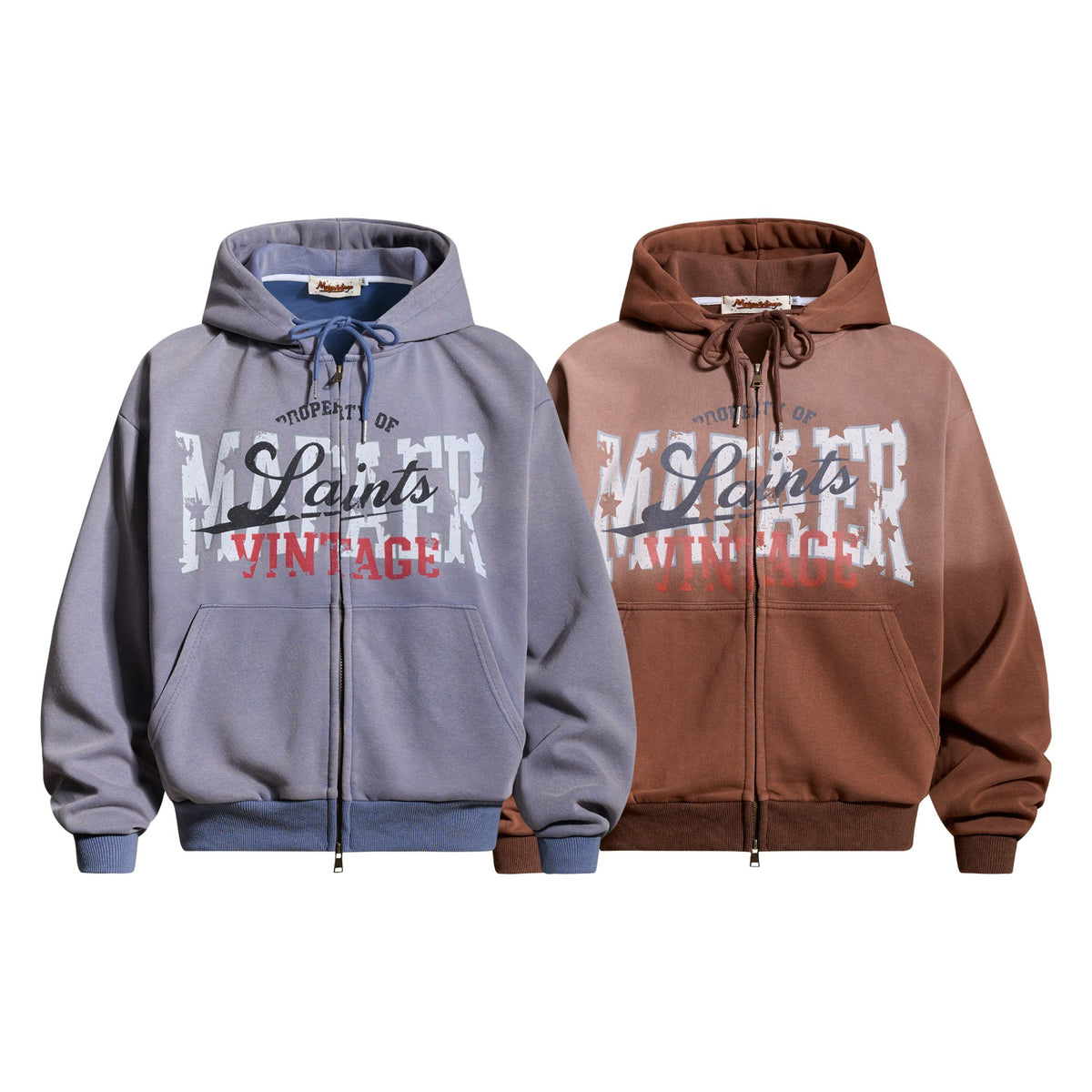 The Retro Script Zip Hoodie