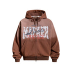 The Retro Script Zip Hoodie