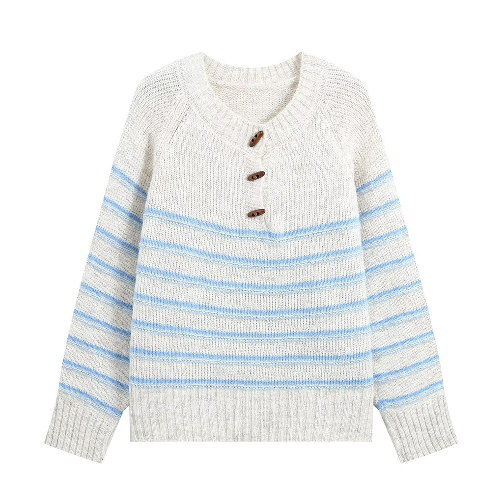 The Birch Lane Striped Knit Sweater