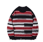 The Monochrome Block Striped Sweater