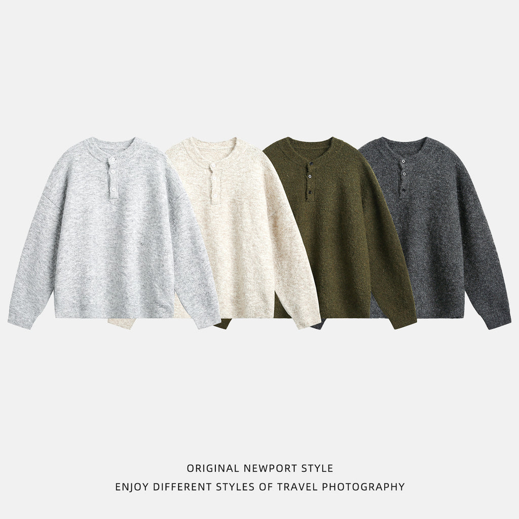 The Moss Harbor Solid Knit Sweater
