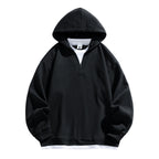 The Layered Drift Faux Two-Piece Hoodie