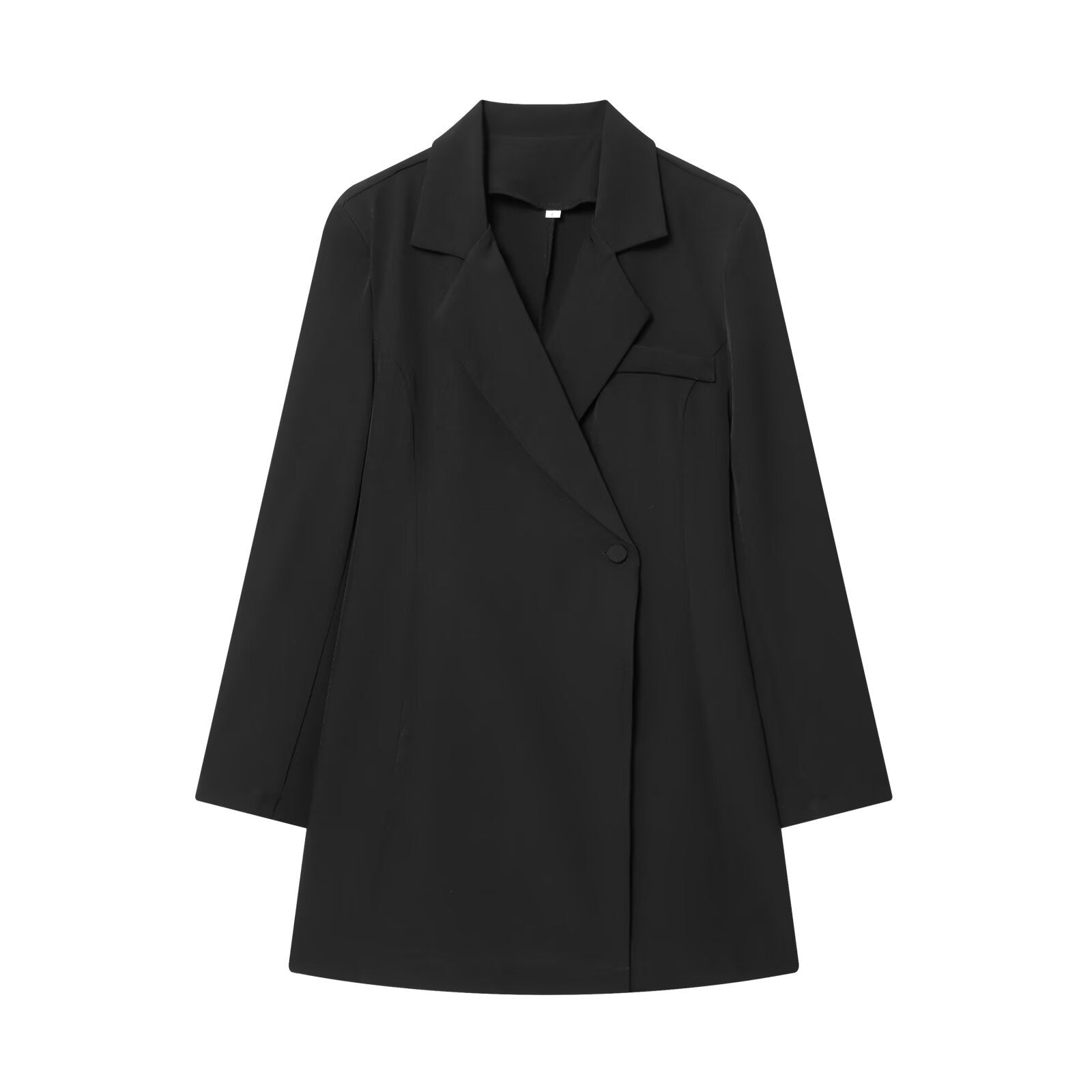 Literary Retro Blazer Skirt Outfit
