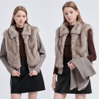 The Cloud Trim Faux Fur Cropped Jacket