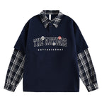 Men's Polo Collar Sweatshirt