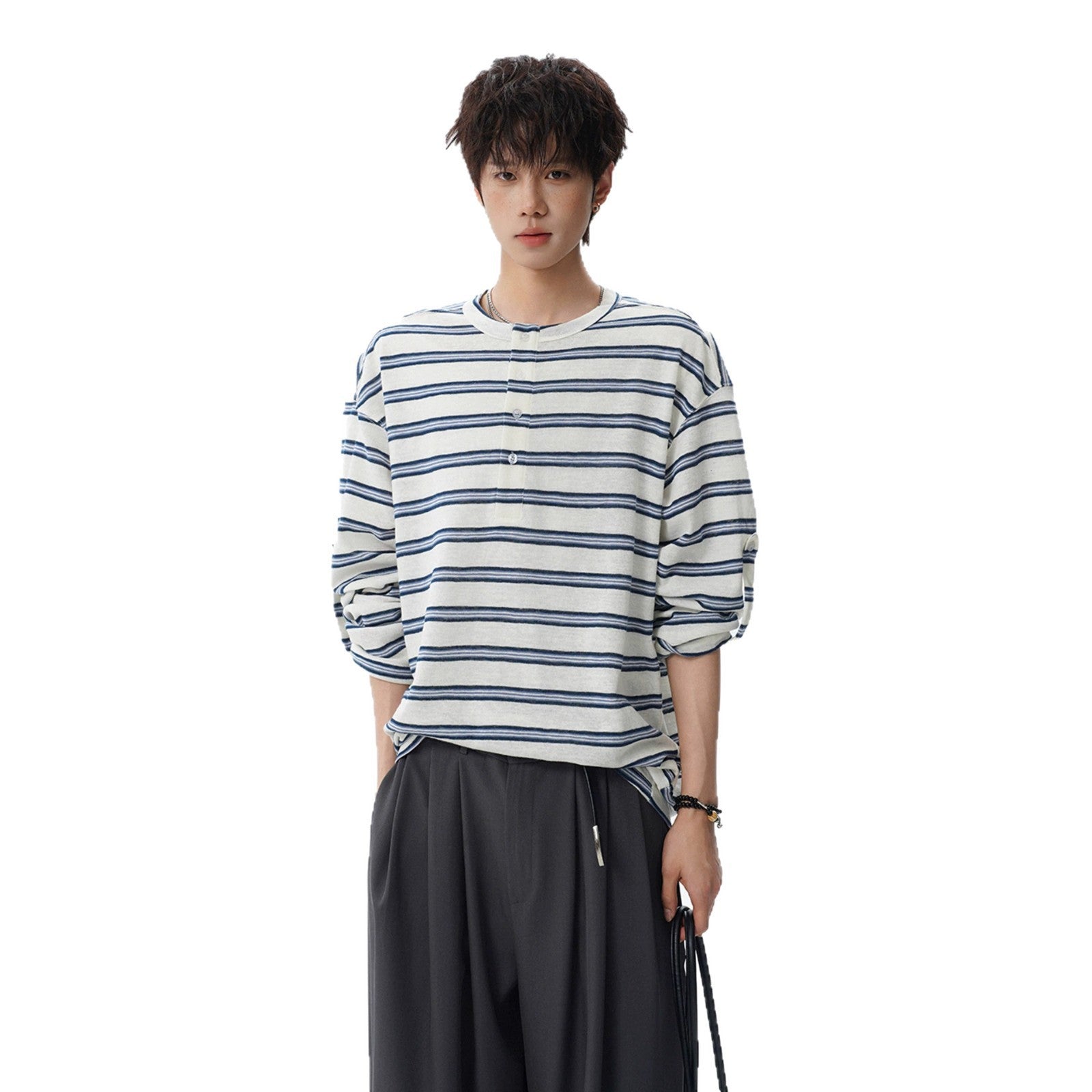The Harbour Stripe Henley
