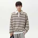 The Camden Stripe Polo Knit