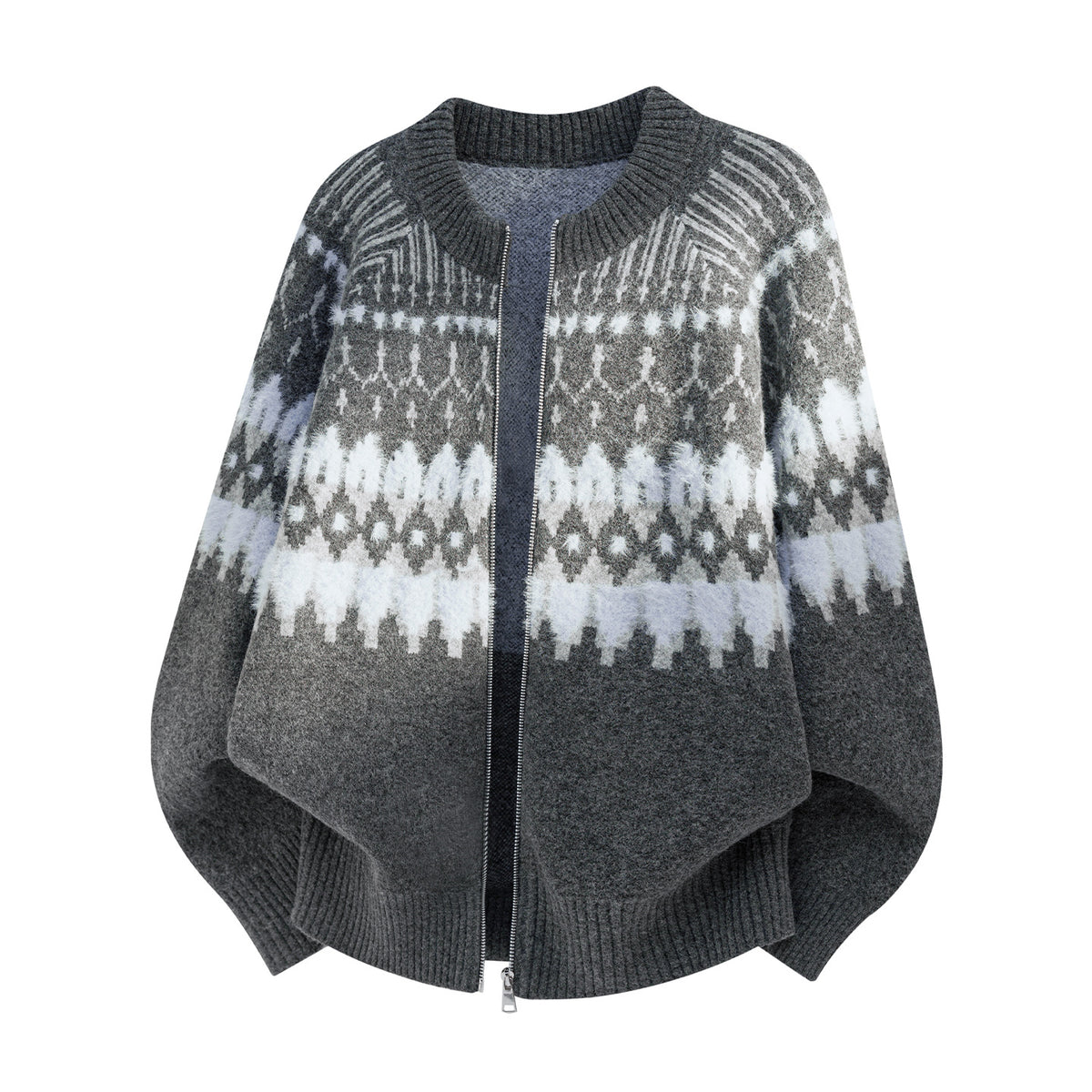 The Ember Row Stand Collar Cardigan