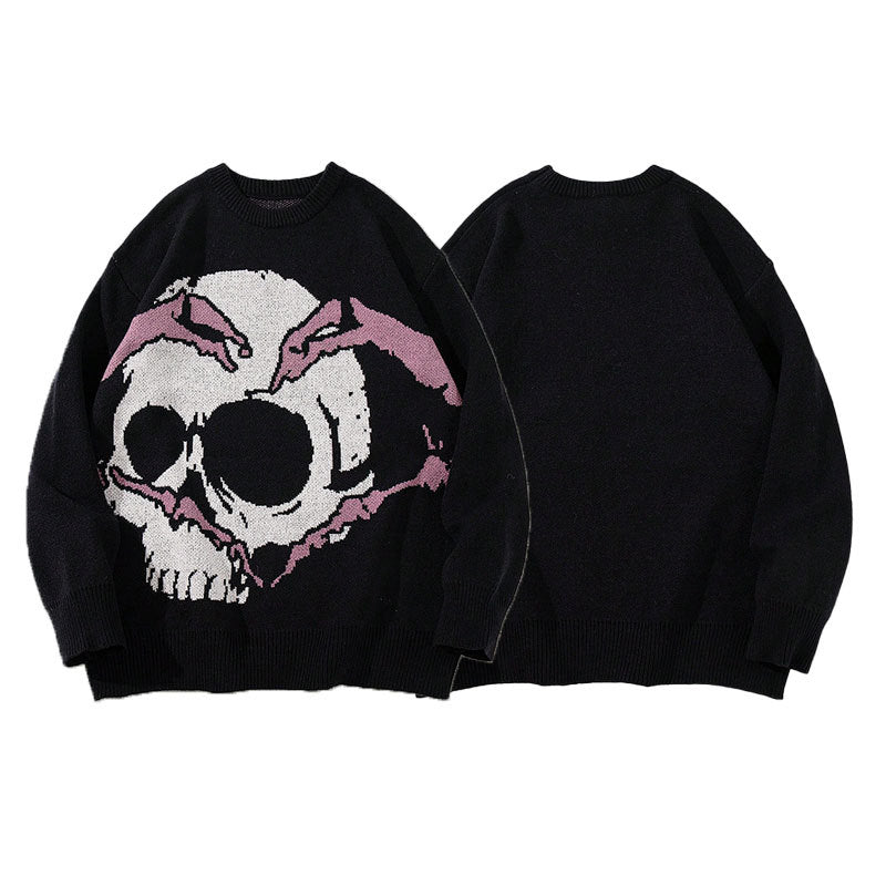 The Bone Echo Skeleton Jacquard Sweater