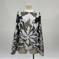 Gothic Punk Sequin Crew Neck Top
