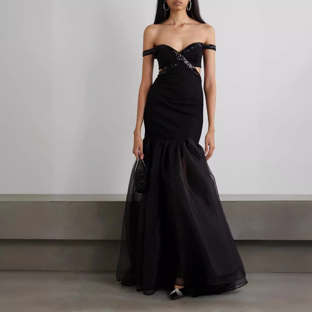 The Midnight Siren Gown