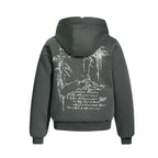 The Vintage Mosaic Patchwork Zip Hoodie