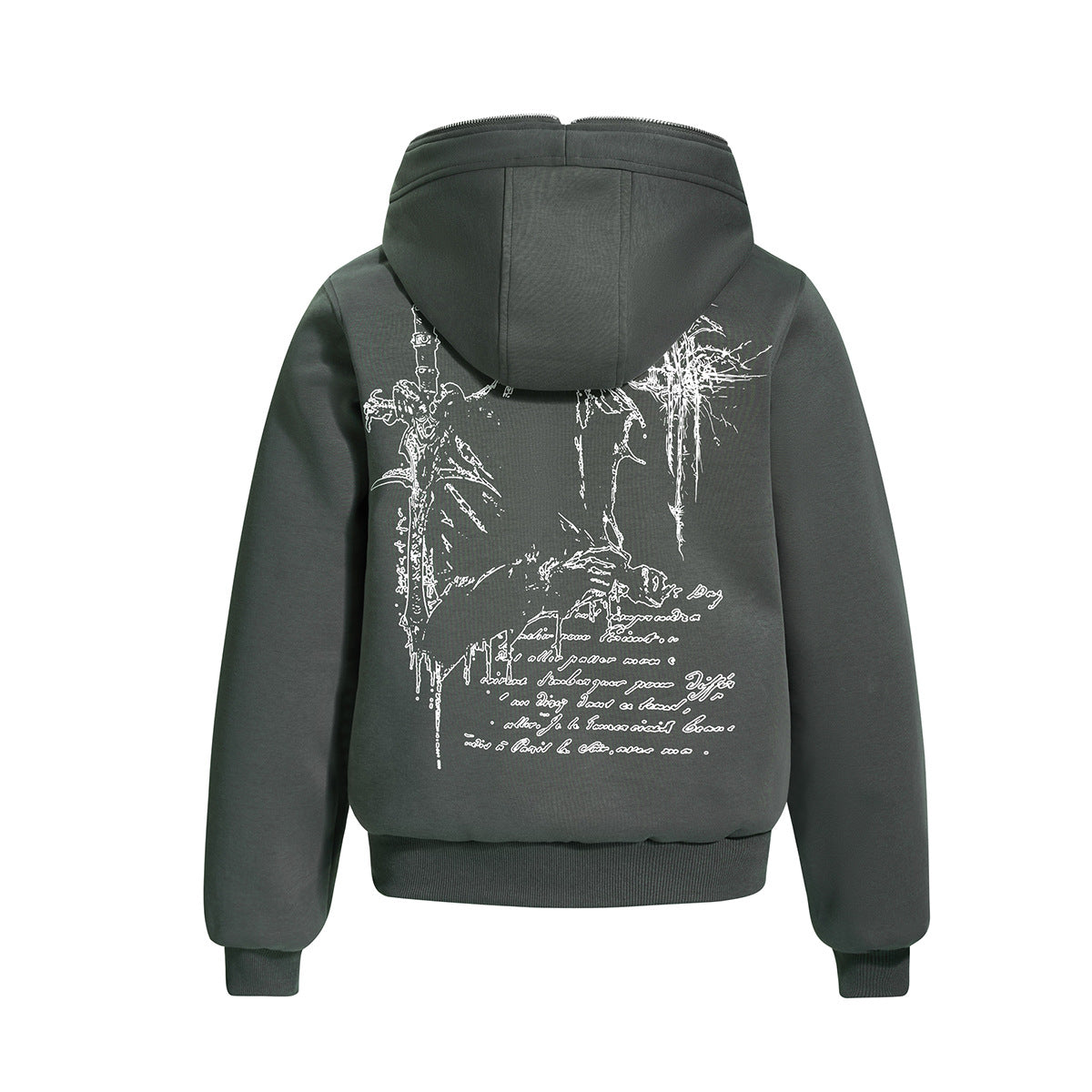 The Vintage Mosaic Patchwork Zip Hoodie