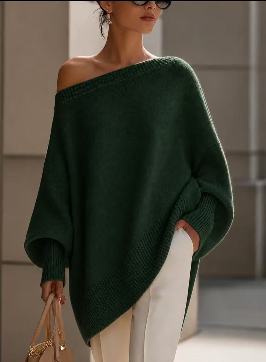 The Honey Cloud Thick Knit Sweater