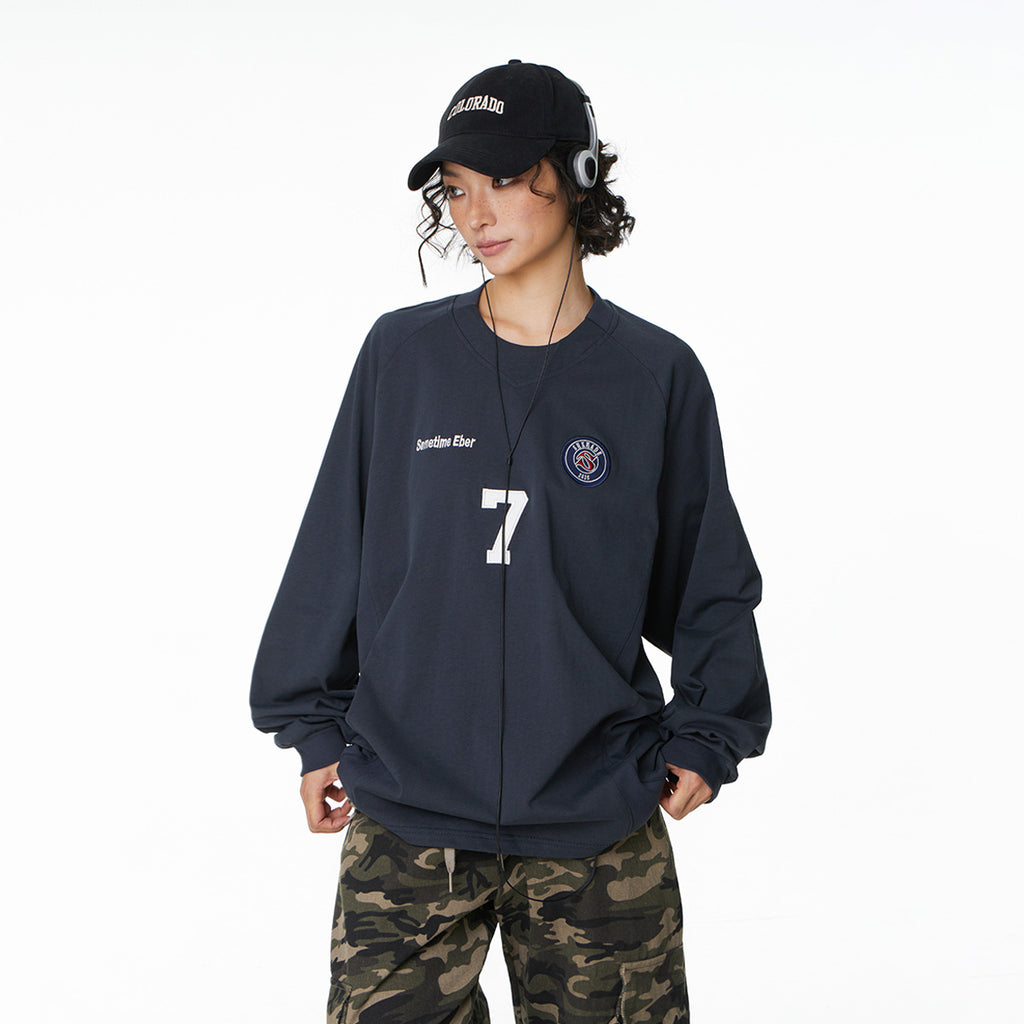 The Varsity Stitch Retro Hooded Sweatshirt