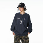 The Varsity Stitch Retro Hooded Sweatshirt
