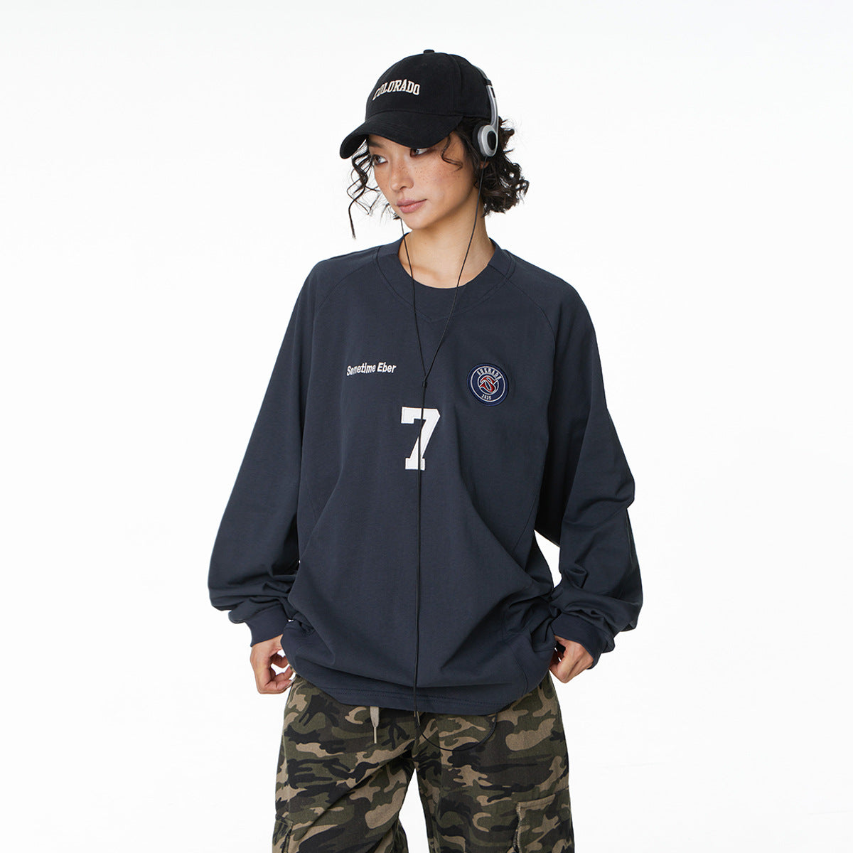The Varsity Stitch Retro Hooded Sweatshirt
