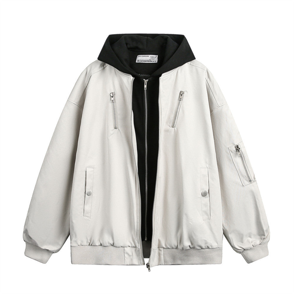 The Shadow Layer Punk Hooded Zip Jacket
