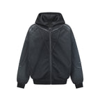 Raw Edge Deconstructed Zip Hoodie