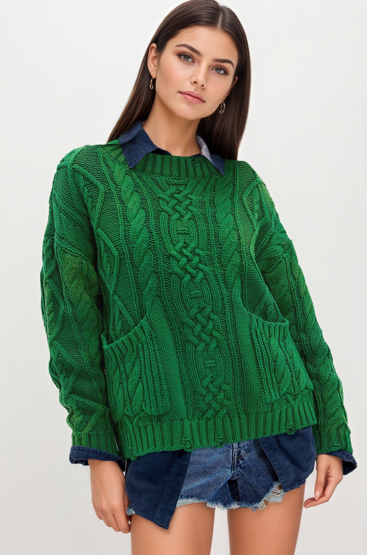 The Meadow Mist Round Neck Sweater
