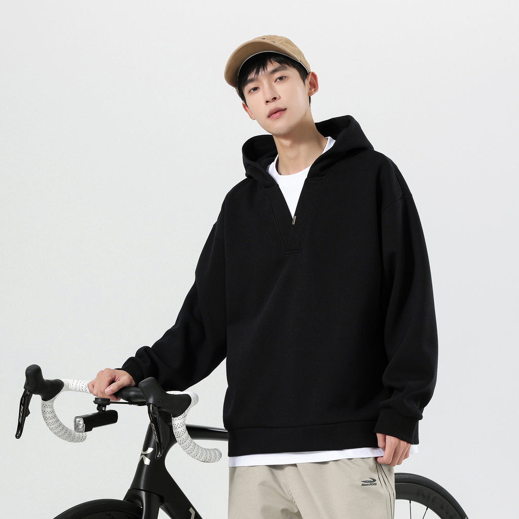 The Layered Drift Faux Two-Piece Hoodie