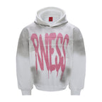 The Static Fade Spray Letter Hoodie