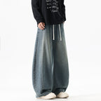 The Midnight Avenue Drawstring Wide Leg Jeans