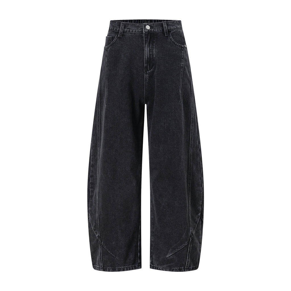 The Obsidian Split Straight Leg Jeans