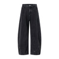 The Obsidian Split Straight Leg Jeans